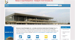 Desktop Screenshot of airportchandigarh.com